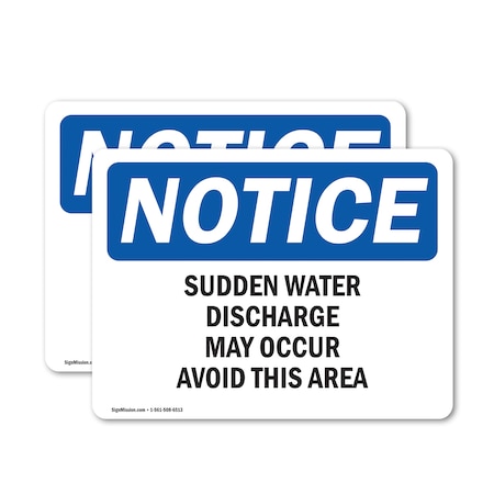 Signmission Safety Culture Sign, 10 in Width, Vinyl Decal, Rectangle OS-2PACK-NS-D-710-L-18503